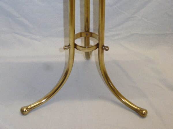 Victorian brass and oak revolving magazine rack brass Miscellaneous 7