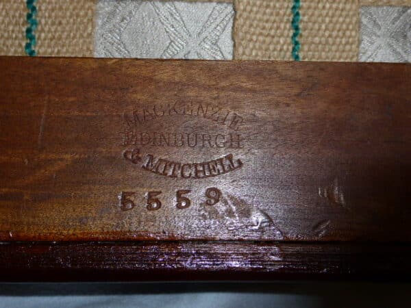 Rosewood stool by Mackenzie & Mitchell Edinburgh – circa 1850 rosewood Antique Stools 4