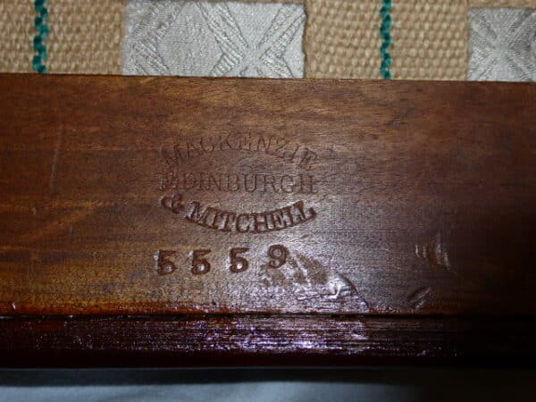 Rosewood stool by Mackenzie & Mitchell Edinburgh - circa 1850 - Image 2