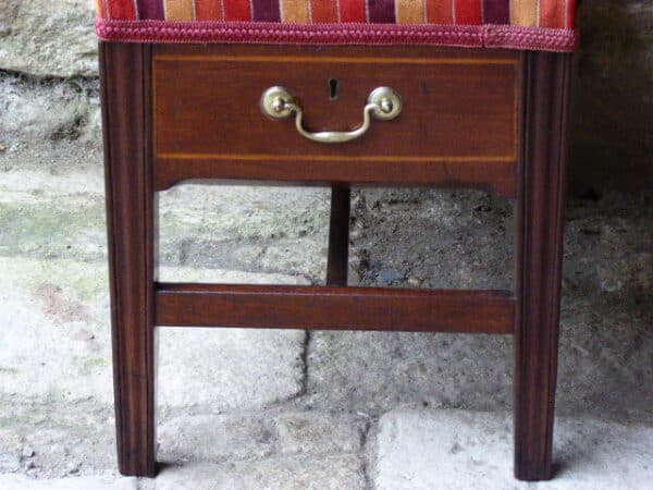 Georgian mahogany piano stool circa 1790 Georgian Antique Stools 8