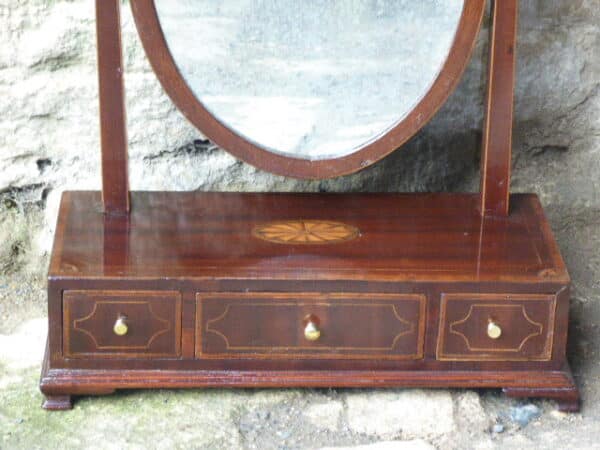 Georgian toilet/dressing table mirror circa 1760 Georgian Antique Mirrors 10