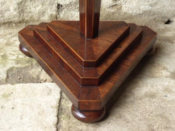 Regency rosewood pole screen circa 1820 - Image 3