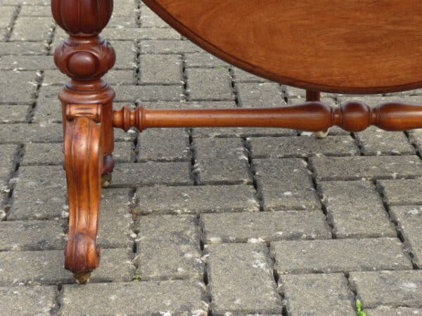 Victorian solid walnut Sutherland table circa 1860 - Image 6