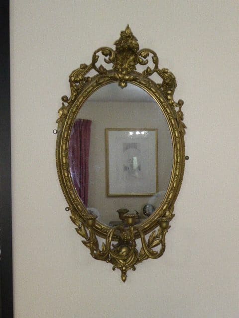 Pair of girandole mirrors circa 1870 girandole Antique Mirrors 4