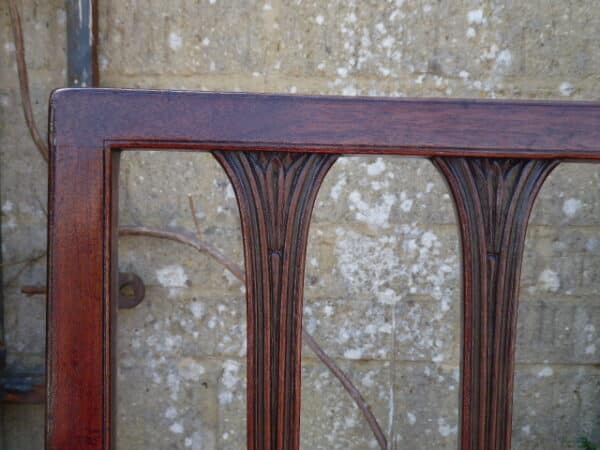 Set of 4 mahogany dining chairs circa 1780 - Image 2