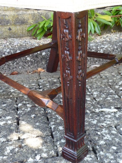 Pair of Chippendale style mahogany chairs chairs Antique Chairs 6