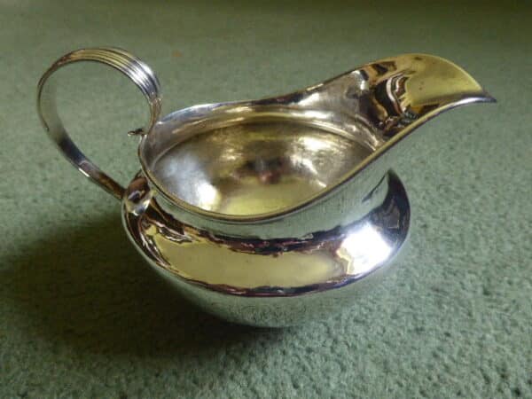 Silver cream jug London 1824 cream jug Antique Silver 5