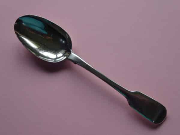 Silver dessert spoon - 1833 by Robert Hennell