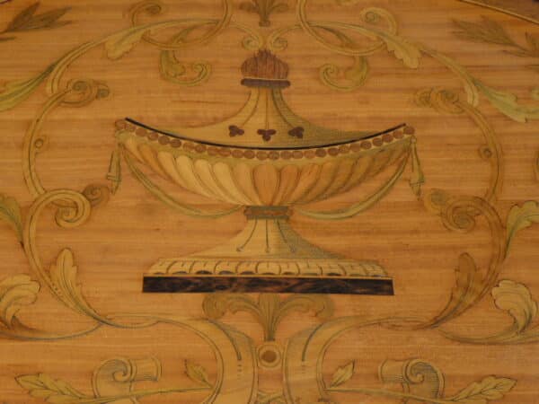 Rare satinwood marquetry tray – Edwards and Roberts edwards and roberts Antique Trays 7