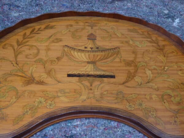 Rare satinwood marquetry tray – Edwards and Roberts edwards and roberts Antique Trays 5