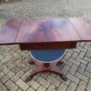 Irish rosewood sewing table circa 1830 irish Antique Tables