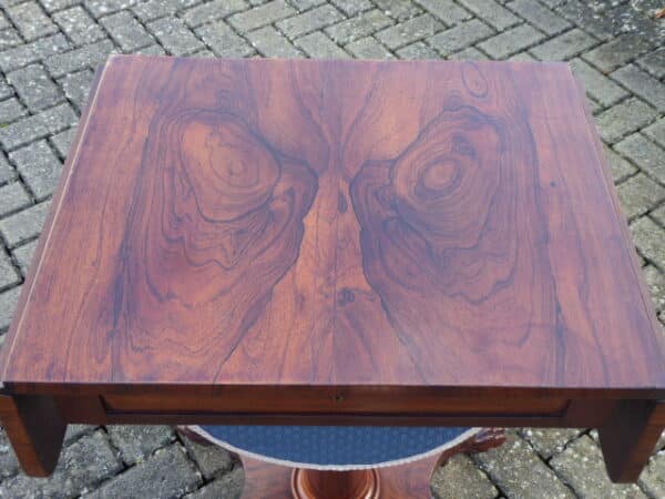 Irish rosewood sewing table circa 1830 - Image 6