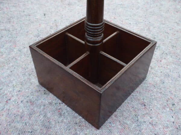 Mahogany bottle carrier circa 1890 - Image 3