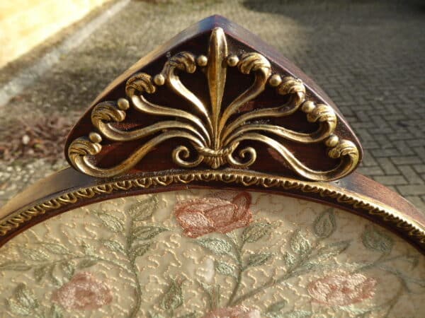 Rosewood pole screen circa 1820 - Image 3
