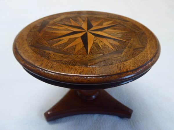 Rare salesmans sample tilt top table circa 1820 - Image 2