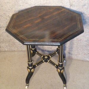 Coromandel octagonal occasional table circa 1860 coromandel Antique Tables