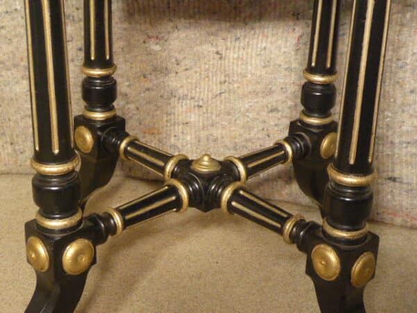 Coromandel octagonal occasional table circa 1860 - Image 3