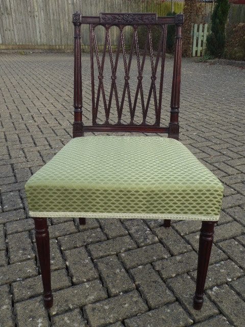 Set of 5 Gillows Garforth pattern dining chairs circa 1795 chairs Antique Chairs 4