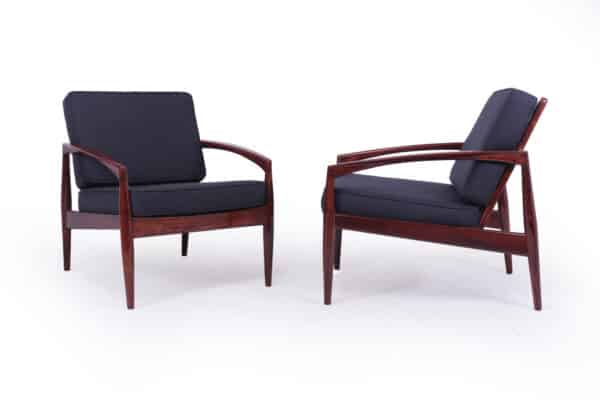 Pair of Paper Knife Chairs Model 121 by Kai Kristiansen for Magnus Olesen - Image 10