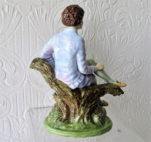 Set of Four English Studio Pottery Porcelain Figurines ~ “The Seasons” ~ Reginald Johnson figurines Vintage 21