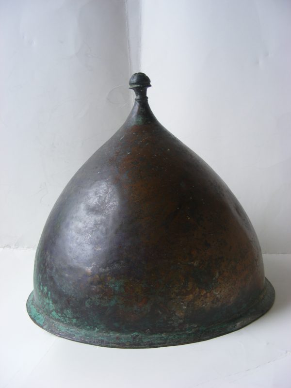 SOLD: A rare and beautiful Ottoman Tombak Helmet around 400 years old