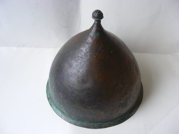 SOLD: A rare and beautiful Ottoman Tombak Helmet around 400 years old Armour Medieval Antiques 4