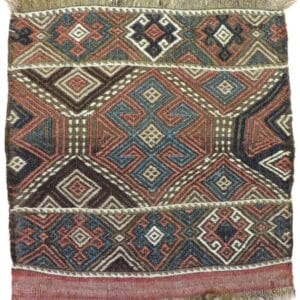 CICIM PANEL – side 1 49cm x 48cm Antique Rugs