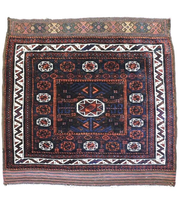 BELUTCH BAG FACE (2) 86cm x 80cm Antique Rugs 3