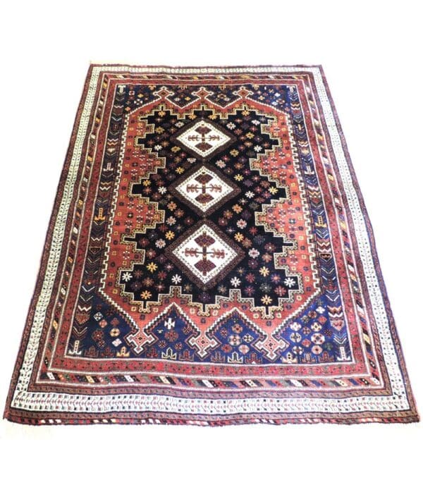 AFSHAR 215cm x 176cm Antique Rugs 3