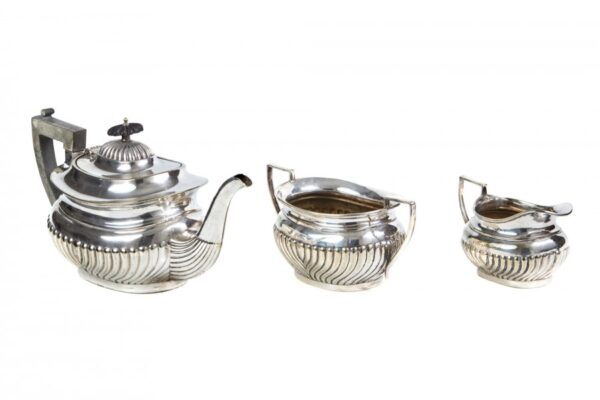 Victorian Silver Plated Tea Set antique silver tea set Antique Silver 3