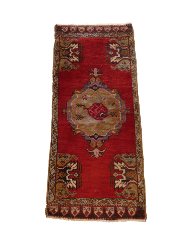 ANATOLIAN YASTIK 130cm x 58cm Antique Rugs 3