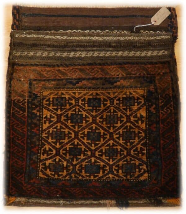 BELUTCH BAGFACE 65cm x 57cm Persian Antique Rugs 3