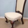 Antique Victorian Rosewood Cabriole Leg Nursing Chair - Image 7