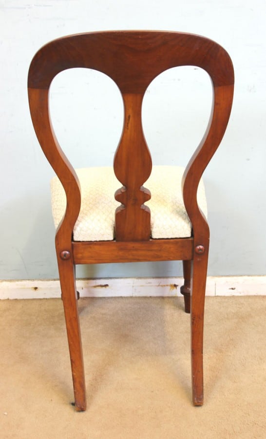 Antique Four Victorian Mahogany Balloon Back Dining Chairs Antique Antique Chairs 8
