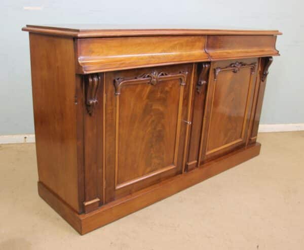 Antique Victorian Mahogany Chiffonier Sideboard - Image 2