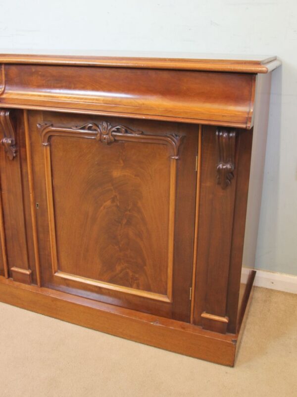 Antique Victorian Mahogany Chiffonier Sideboard - Image 5