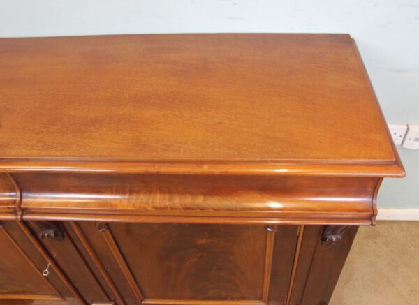 Antique Victorian Mahogany Chiffonier Sideboard - Image 9
