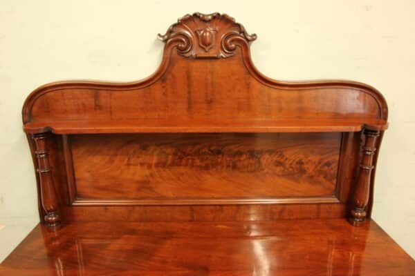 Antique Victorian Mahogany Chiffonier Sideboard - Image 6