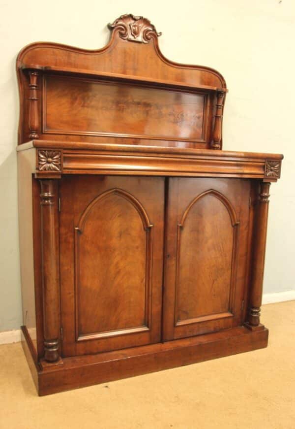 Antique Victorian Mahogany Chiffonier Sideboard - Image 2