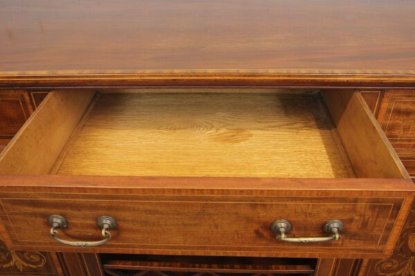 Antique Edwardian Quality Inlaid Mahogany Chiffonier Sideboard Server - Image 13