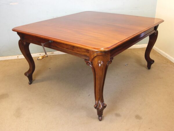 Antique Victorian Large Mahogany Extending Dining Table Antique Antique Tables 9