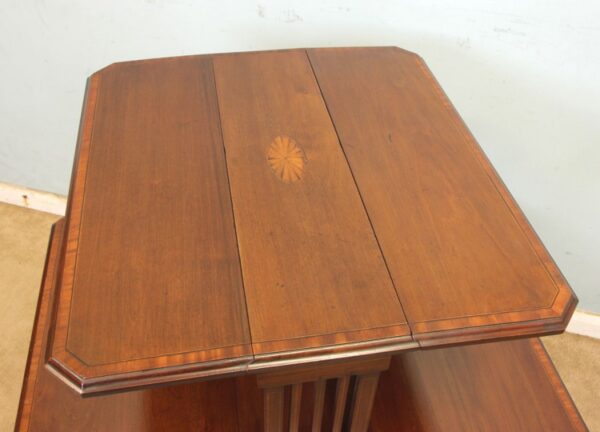 Antique Edwardian Double Inlaid Mahogany Sutherland Table Antique Antique Tables 9