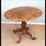 Antique Burr Walnut Shaped Occasional Table