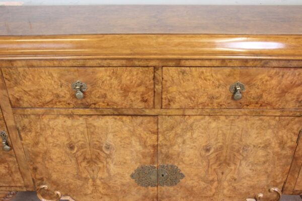 Antique Quality Burr Walnut Sideboard / Server - Image 12
