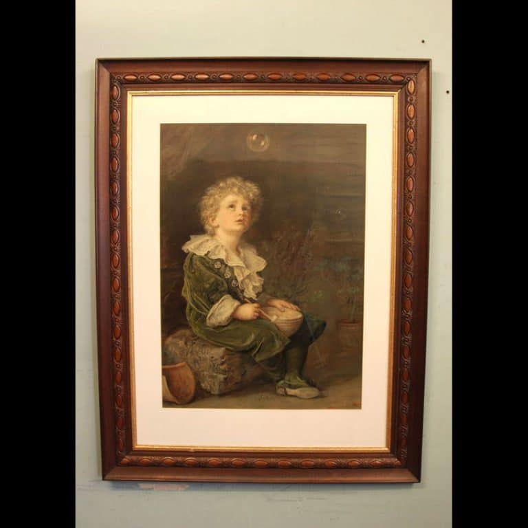A Large Antique Bubbles Framed Print After John Everett Millais Pears Print Antique Antique Prints A Large Antique Bubbles Framed Print After John Everett Millais Pears Print