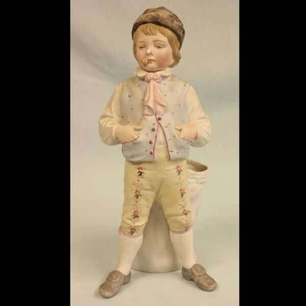 Antique Bisque Figurine of Young Boy.