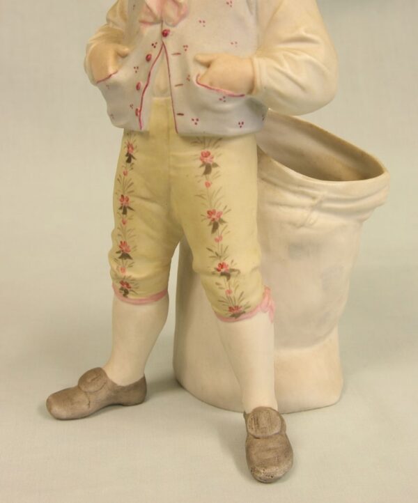 Antique Bisque Figurine of Young Boy. Antique Antique Ceramics 12