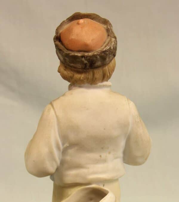 Antique Bisque Figurine of Young Boy. Antique Antique Ceramics 14
