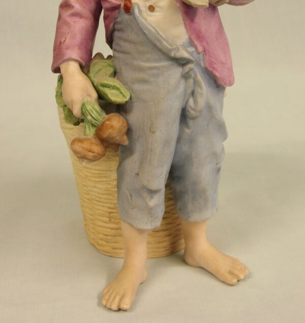 Antique Bisque Figurine of Young Boy - Image 11