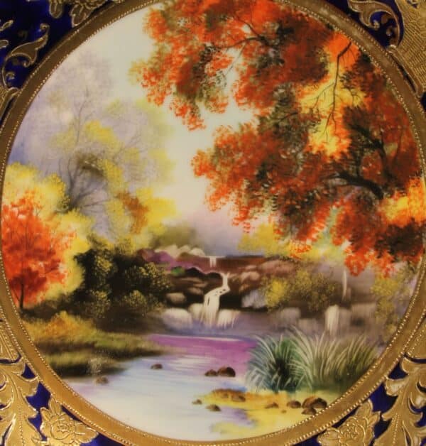 A Wonderful Noritake Cabinet Plate cabinet plate Antique Ceramics 5